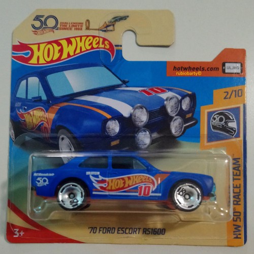 hot wheels 50th anniversary ford escort