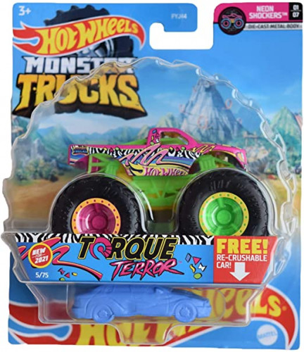 hot wheels pink monster truck