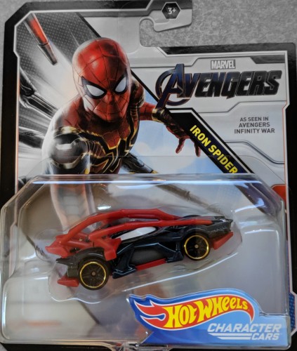 hot wheels iron spider