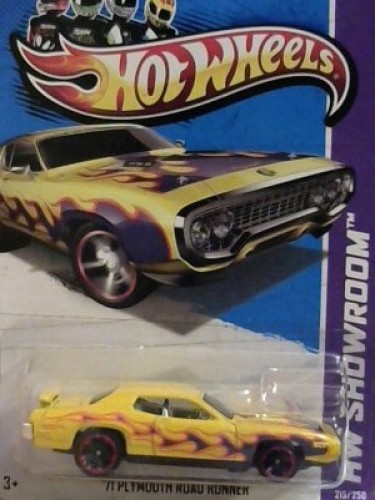 HEAT FLEET /'71 PLYMOUTH ROAD RUNNER HOT WHEELS 2013 HW SHOWROOM