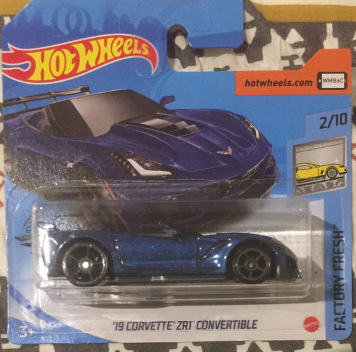 hot wheels 19 corvette zr1 convertible