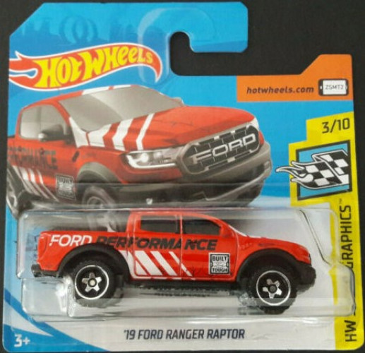 19 Ford Ranger Raptor Collect Hot Wheels
