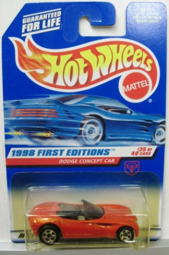hot wheels 1998 first editions dodge concept car