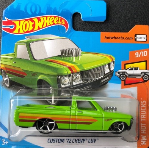 hot wheels custom 72 chevy luv green