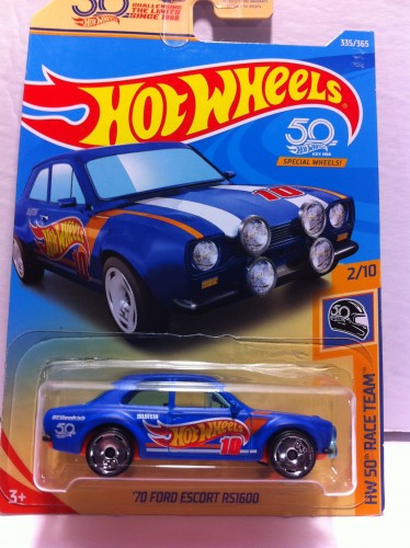 hot wheels ford escort 50th