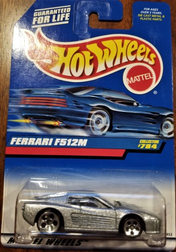 hot wheels ferrari f512m 1997