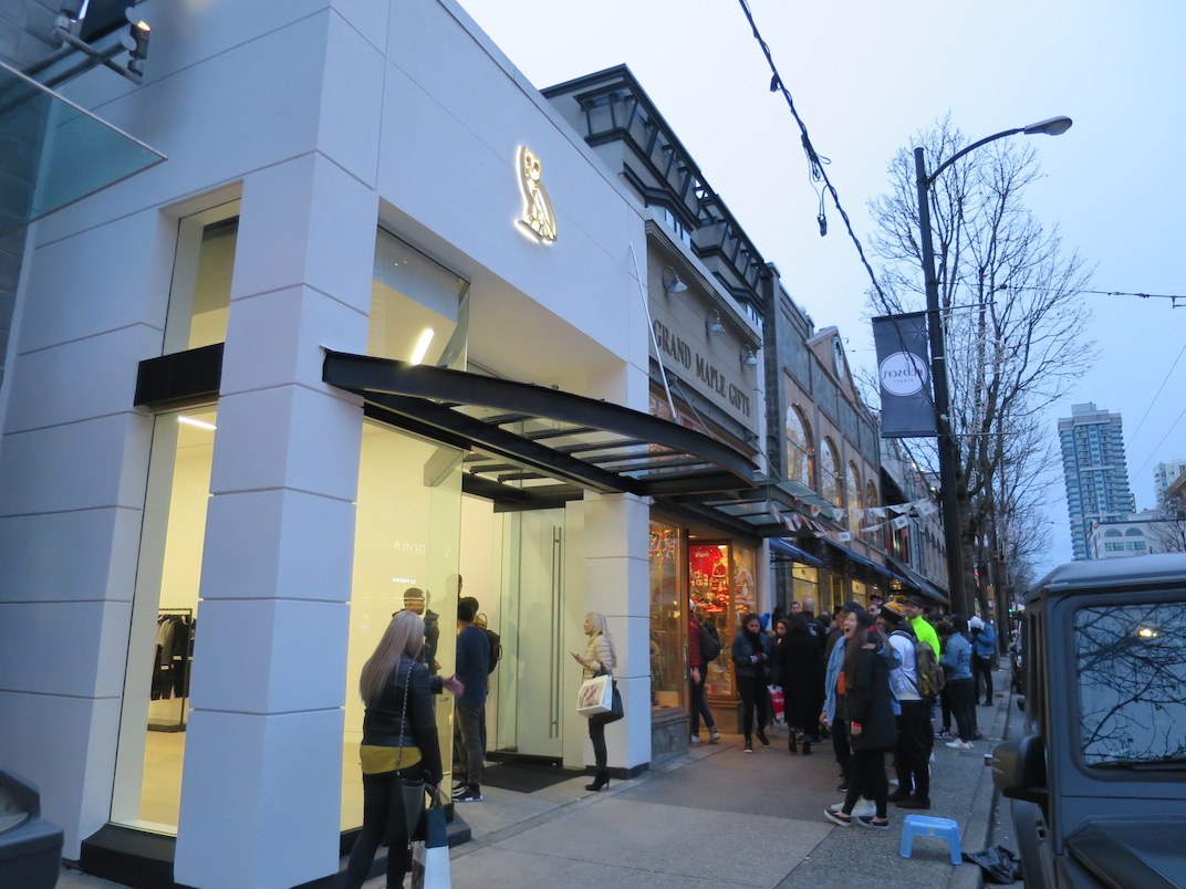 OVO Vancouver Store Robson