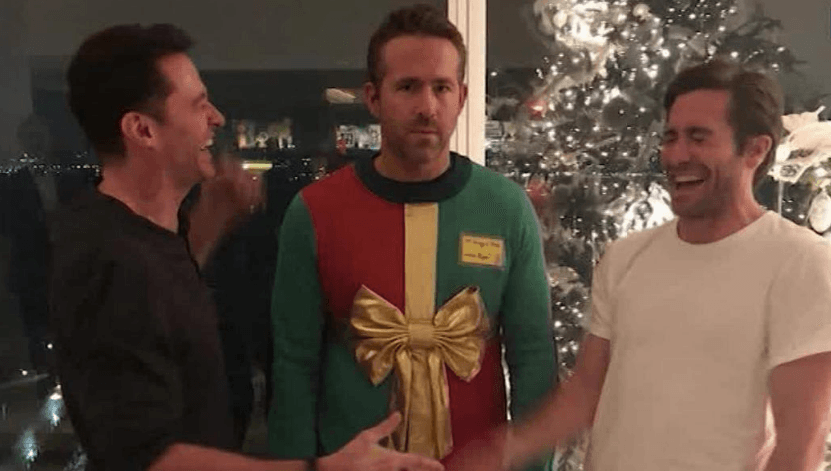 Ryan Reynolds tricked into wearing ugly Christmas sweater by celeb buddies | Daily Hive Calgary