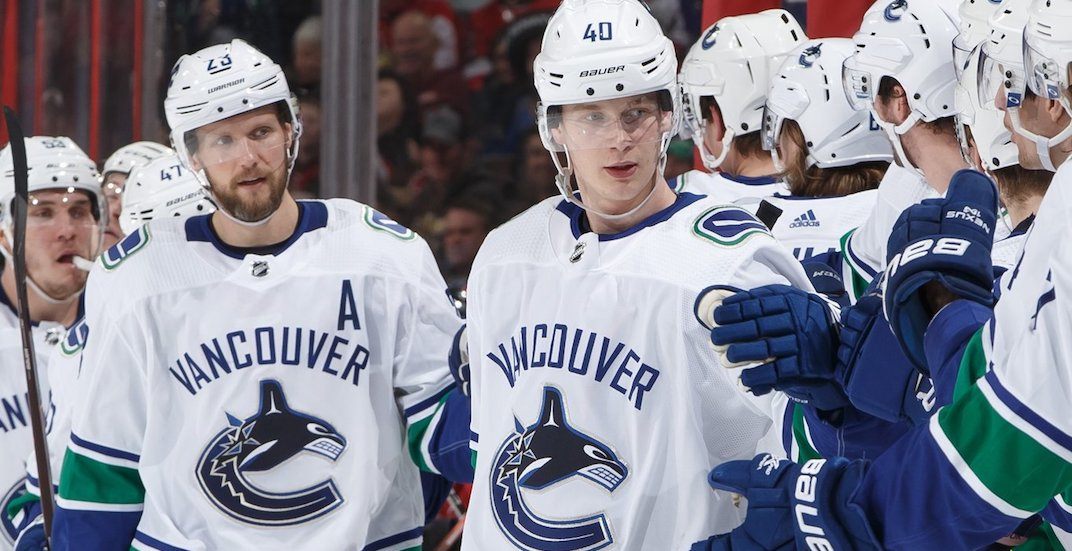 Elias pettersson goal canucks