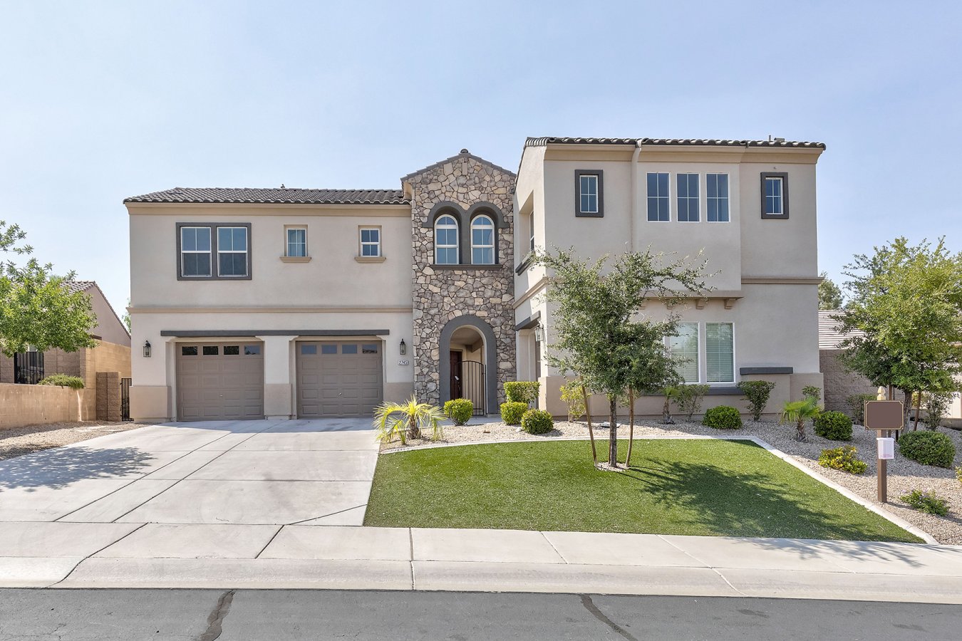 New paint inside & out. New carpet and new dishwasher. Entertainer's delight includes outdoor kitchen and lush green all around the pool. Huge backyard with 2 courtyards. Huge walk in closets as well. Come see this beautiful home today!