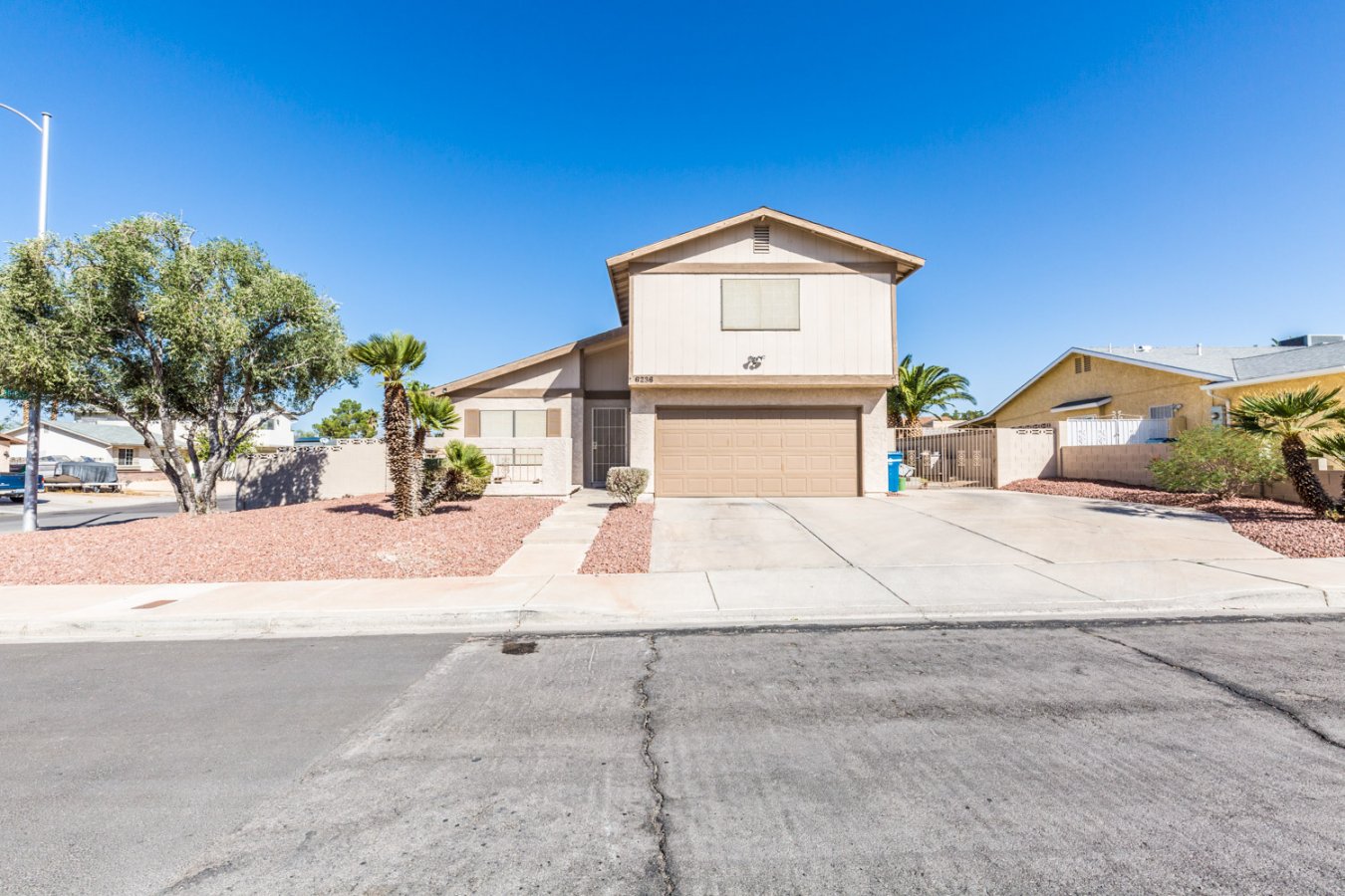 Beautiful, well maintained home with a gorgeous pool & spa! Home is on a large corner lot with RV parking. Wood laminate flooring throughout the downstairs. AC units are about 3 years old, and cool decking around the pool was redone last year. Gorgeous mountain views from the deck. No HOA!