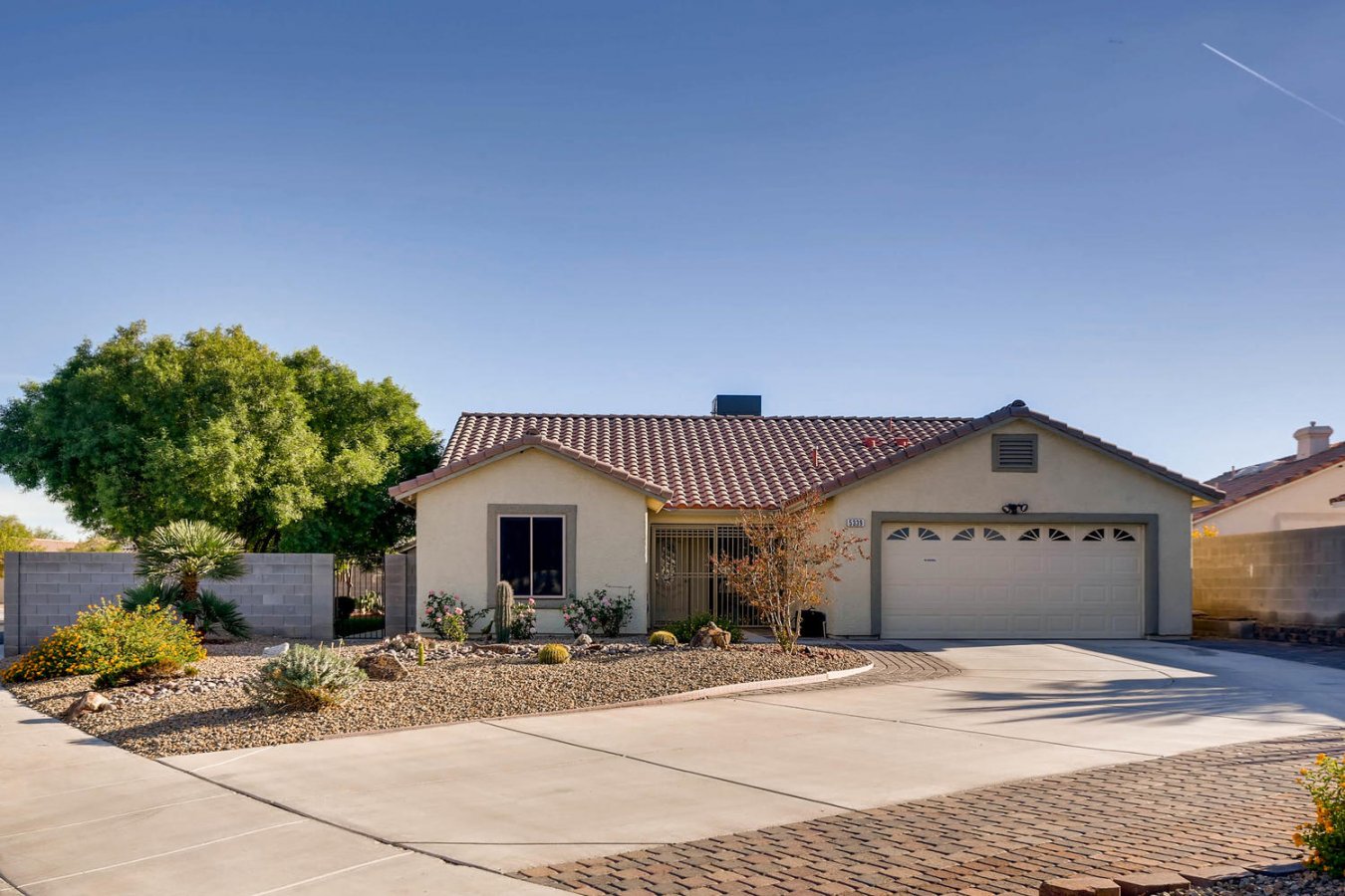 22373 Stunning Single story home with a gourmet kitchen, Granite countertops, Modern Appliances, Huge Family Room, French Door, Kitchen with Custom Built Cabinets, Crown Molding, Center Island With Double Sinks. This home sits on a lot That is almost a quarter of an acre, Great curb appeal, Large backyard, fully landscaped. It features 4 Bedrooms, 2 Bathrooms, tile throughout. Great Curb Appeal, Exquisite Landscaping, Gated Community. Turn Key!!