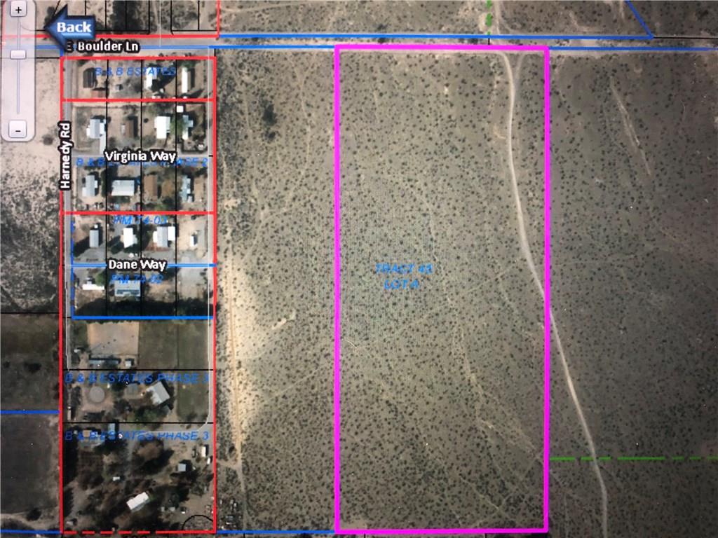 25009 Fabulous opportunity for 17.33 acres zoned single family residential in Indian Springs at Boulder Highway and Old Bean Lane.