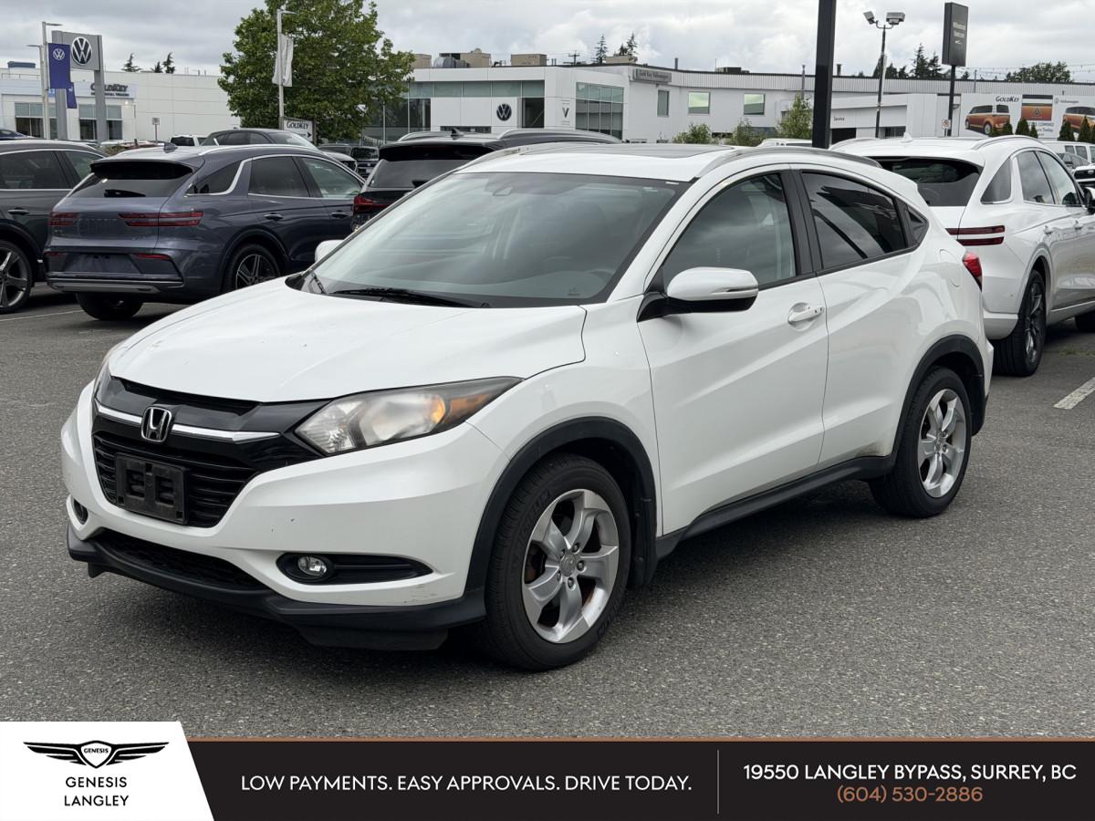 2016 Honda HR-V EX-L AWD with Navigation SUV / Crossover All-Wheel Drive Automatic