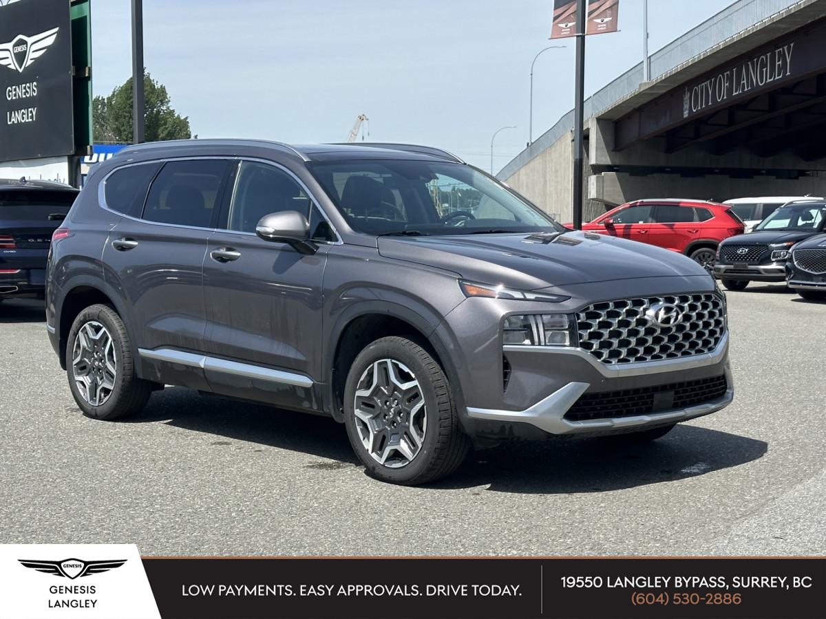 Gray 2023 Hyundai Santa Fe Hybrid Luxury AWD SUV / Crossover Automatic