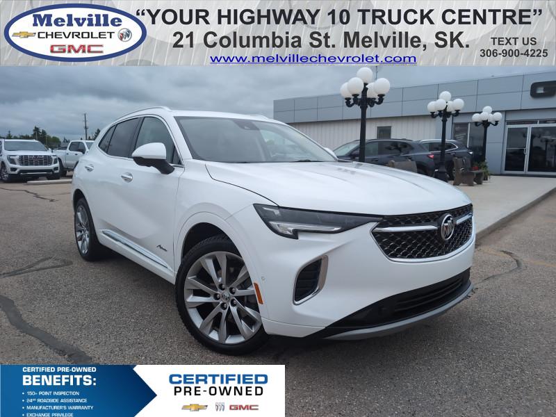 Summit White 2022 Buick Envision Avenir AWD SUV / Crossover All-Wheel Drive Automatic