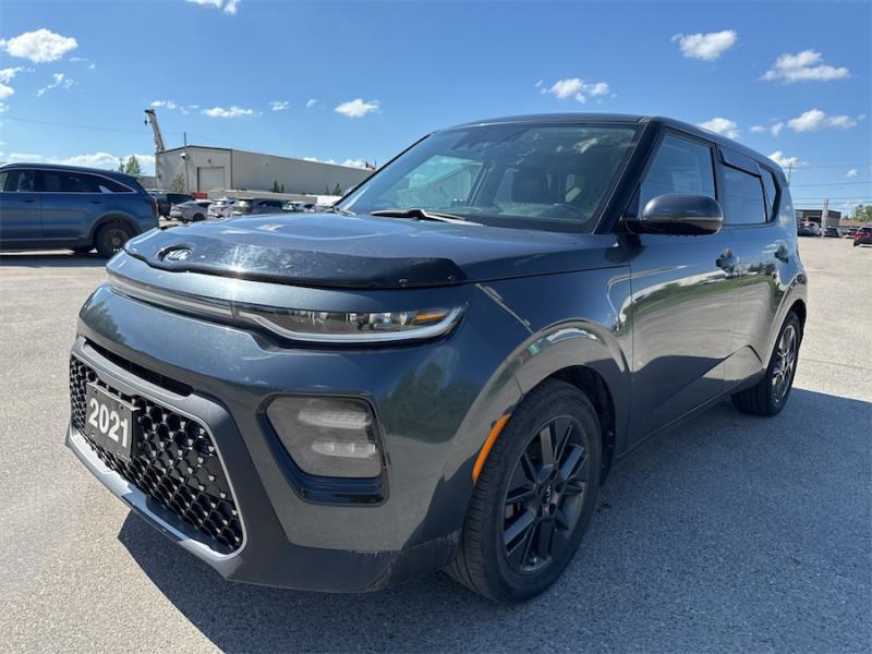 Gray 2021 Kia Soul EX+ FWD SUV / Crossover Automatic