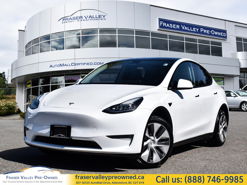 Pearl White Multi-Coat 2023 Tesla Model Y SUV / Crossover All-Wheel Drive Automatic