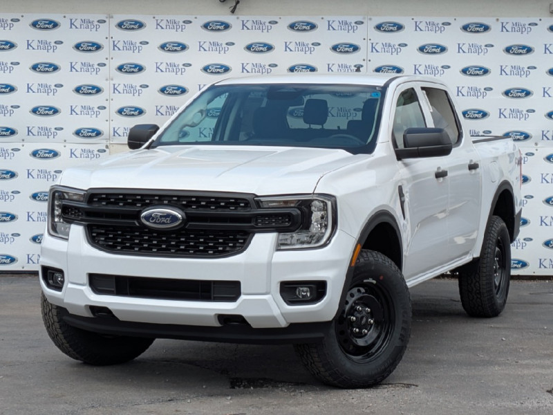Oxford White 2026 Ford Ranger XL SuperCrew 4WD Pickup Truck Four-Wheel Drive Automatic