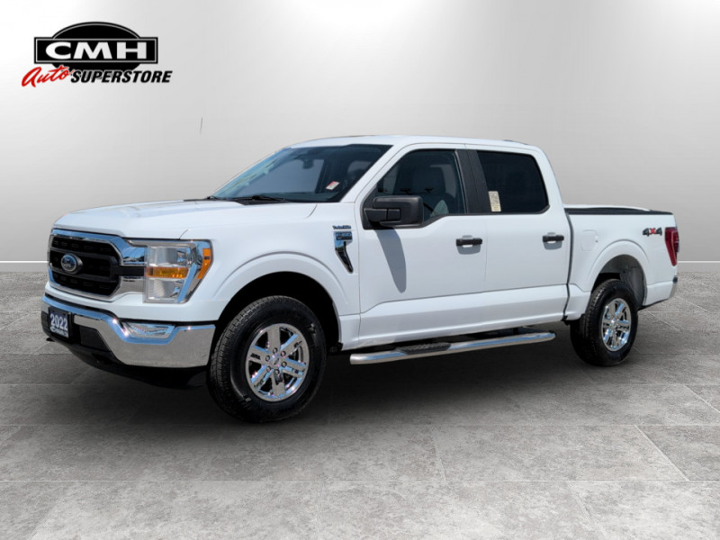 Oxford White 2022 Ford F-150 XLT SuperCrew 4WD Pickup Truck Four-Wheel Drive Automatic