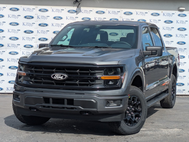 Gray (Carbonized Grey Metallic) 2026 Ford F-150 XLT SuperCrew 4WD Pickup Truck Four-Wheel Drive Automatic
