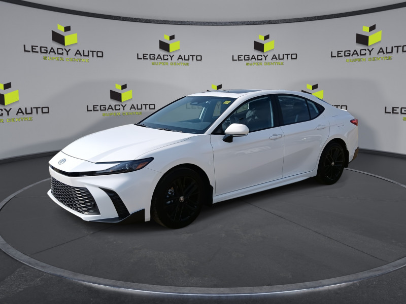 White 2025 Toyota Camry Sedan All-Wheel Drive Automatic