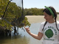 We caught one! - Photo by Naomi Blinick We caught one! - Photo by Naomi Blinick