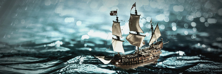 Cover image for post George and the magic library – excerpt – aboard the pirate ship, by stu_andrews