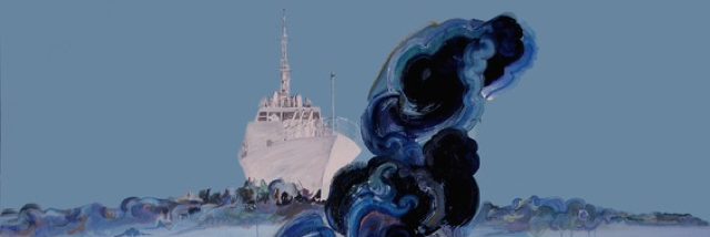 Cover image for post but it was not warm enough to dent this barricade, by unspecific