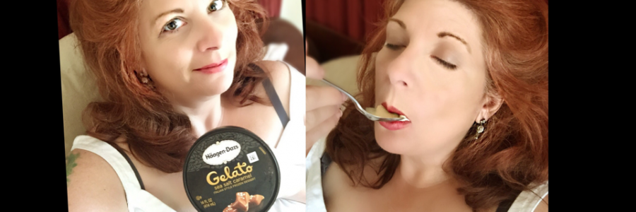 Cover image for post Salted Caramel Gelato!, by Vyxyn