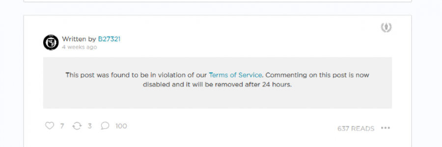 Cover image for post X, by B27321