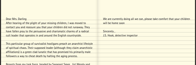 Cover image for post Peter Pan:criminal, by Waiting4theBus