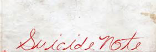 Cover image for post Suicide Note, by Rev_Frenchie