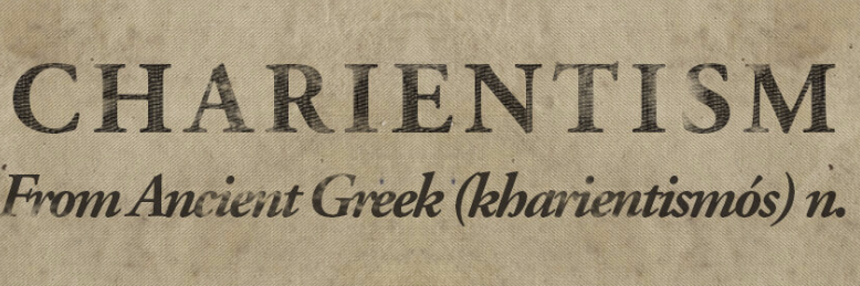 Cover image for post TBT: The Etymology of Charientism, by Prose