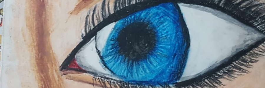 Cover image for post your deep blue eyes seem like an ocean (INSPIRED BY OCEAN EYES BY BILLIE EILISH), by Samina