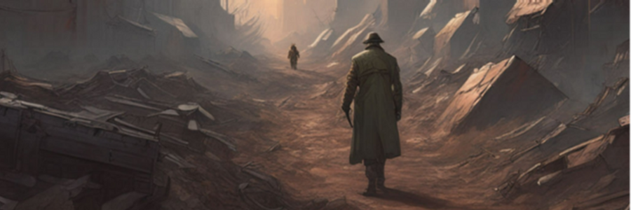 Cover image for post Chapter 2: The Last of the Wasteland Knights: "Awakening Shadows", by NoxEmber