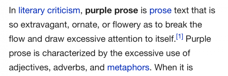 Cover image for post Purple Prose, by BenCoulter