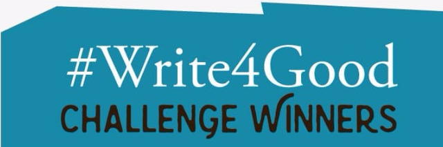 Cover image for post Announcing: #Write4Good Challenge Winners, by Prose