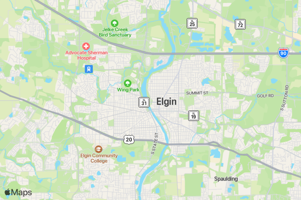 2020 Elgin Valley Fox Trot location map image