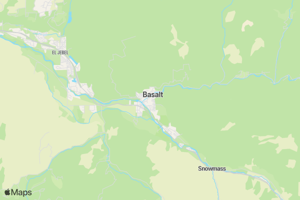 Basalt's Color Run - Paint the Town location map image