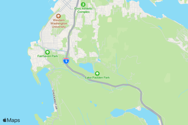 Bellingham Off-Road Triathlon location map image