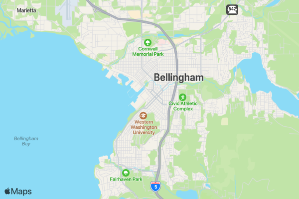 Bellingham Traverse location map image