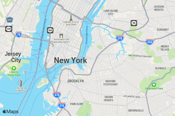 Blaize'N Trails - New York location map image