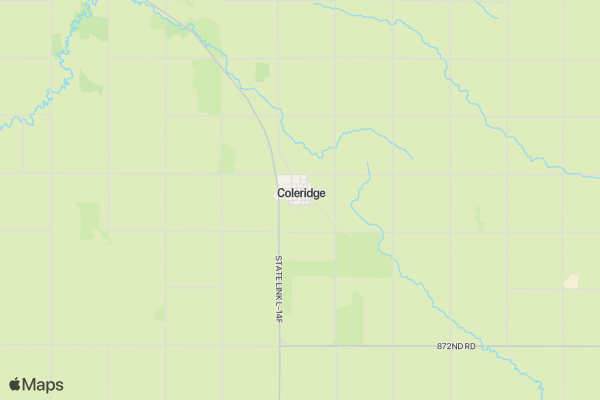 Coleridge 5k location map image