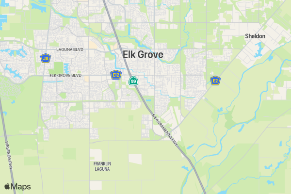 Elk Grove Run 4 Hunger location map image