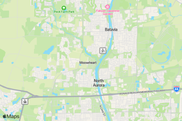 ET Batavia Sprint Distance Triathlon location map image