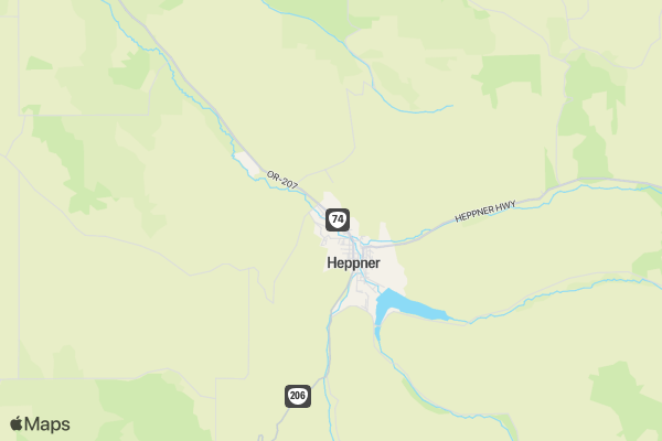 Heppners Run Of Color location map image