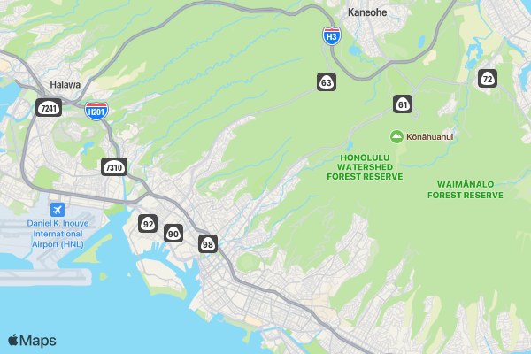 Hibiscus Half Marathon, 15K & 5-Miler location map image