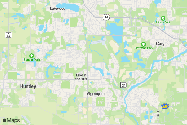 Lifetime Indoor Triathlon - Algonquin, IL location map image