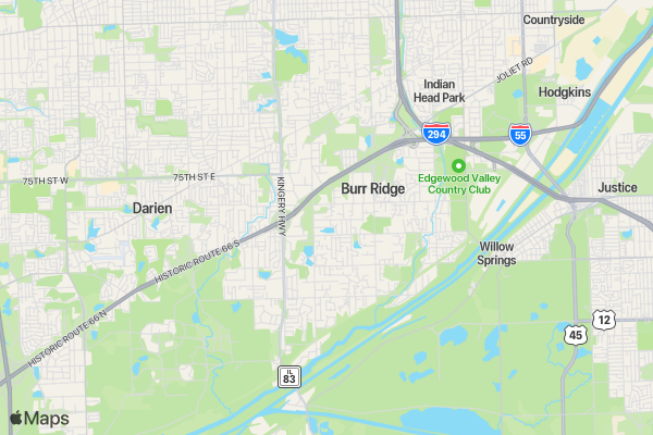 Lifetime Indoor Triathlon - Burr Ridge, IL location map image